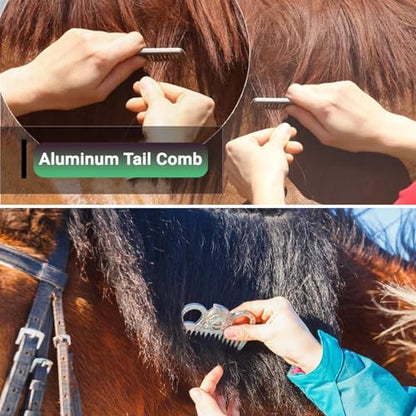 Horse Grooming Kit 13 Piece, Horse Brushes for Grooming Supplies Set
