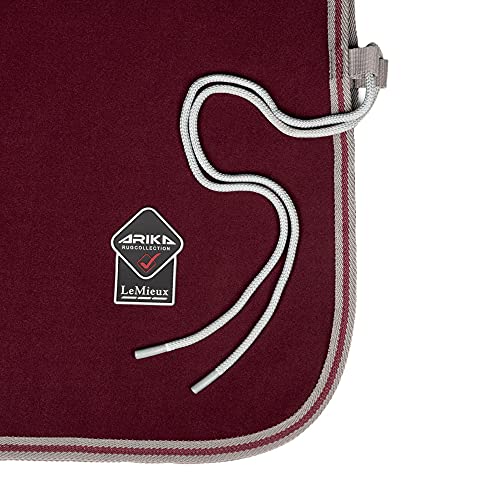 LeMieux Arika Jersey-Tek Fleece - Cooling- Blanket - Burgundy - 84" - color: Burgundy, size: 84"
