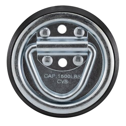 RecPro RV Leash D-Ring, 1/4", 1,500 lb Capacity, 6-Pack - color: 1,500 lb capacity, size: 6 Pack