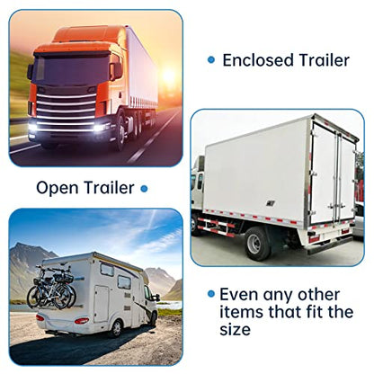 Fuoequl Cargo Trailer Door Latch hasp Ramp Locking Cam Lock Latch Keeper - style: Trailer Door Hasp 1pc