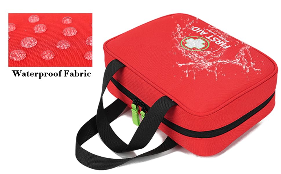 Handy First Aid Bag Empty First Aid Kit For Office, Home, Vehicle, Emergency Kit For Your Next Adventure, First Aid Supplies Organizer Bag For Camping, Travel, Sports.