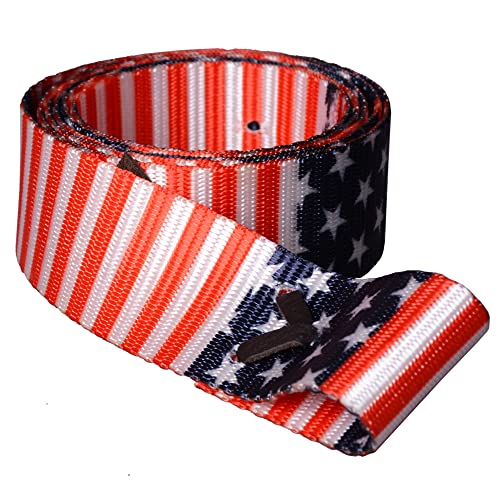 HILASON Fashion Prints 6 Feet Nylon Tie Strap | Horse Cinch Western Saddle Durable Adjustable - color: US Flag