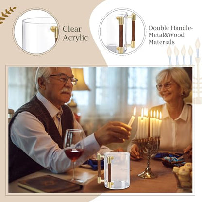 Judaica Hand Washing Cup for Netilat Yadayim with Dual Handles - color: HARDWARE