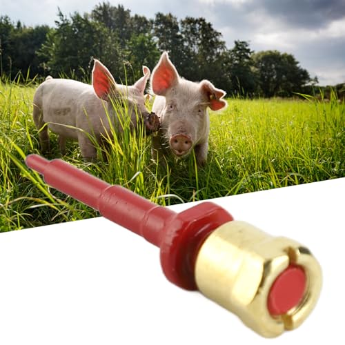 Ear Tag Needle Pin, Stainless Steel Replacement Applicator Pin for Livestock Tagging Silver 3.4cm 1 Pack