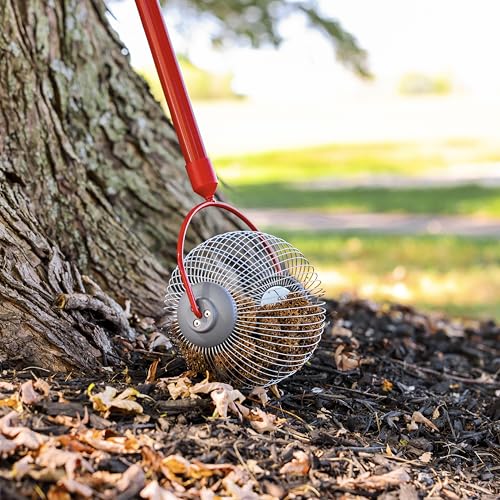 GARDEN WEASEL Medium Nut Gatherer Roller for Pecans Golf Balls Hickory Nuts - size: Medium