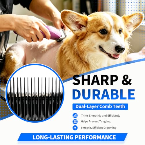 Size 3-3/4FC Detachable Pet Grooming Clipper Blade with Steel Cutter, 1/2 Inch (13 mm) Cut Length, Black, Compatible with Andis, Oster A5, Wahl KM10, 1 Pack - color: Black, size: 3-3/4FC 13mm