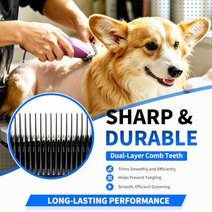 Size 3-3/4FC Detachable Pet Grooming Clipper Blade with Steel Cutter, 1/2 Inch (13 mm) Cut Length, Black, Compatible with Andis, Oster A5, Wahl KM10, 1 Pack - color: Black, size: 3-3/4FC 13mm