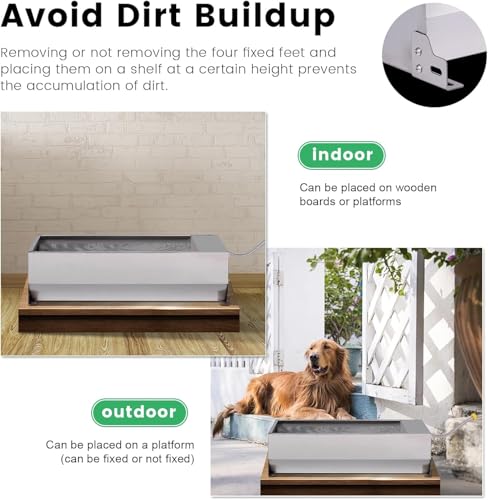 Automatic Livestock Waterer 7.5L Stainless Steel Float Valve Water Bowl