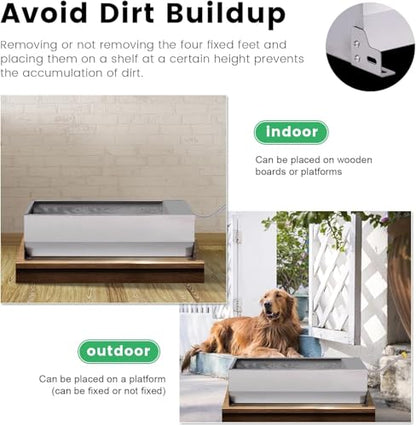 Automatic Livestock Waterer 7.5L Stainless Steel Float Valve Water Bowl