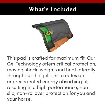 Contour Saddle Pad - color: Tan, size: 30 inches (with 1 inch pad)