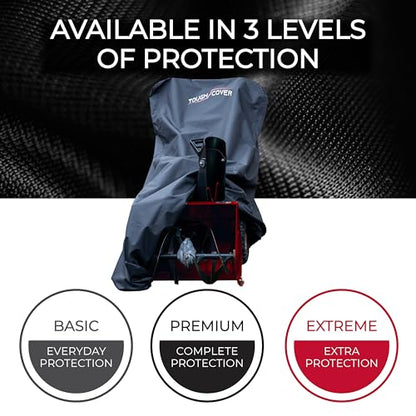 Tough Cover Snow Blower Cover, Basic 210D, Standard Fit, Black - color: Basic Standard - Black