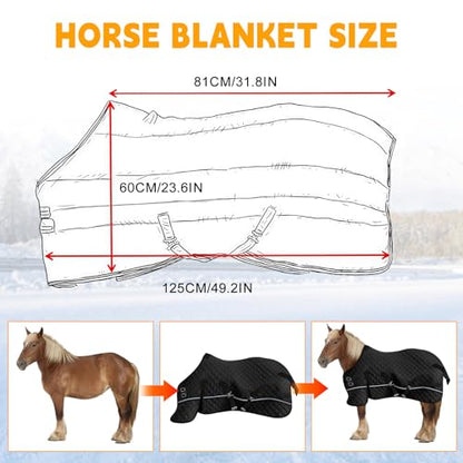 48in Pony/Mini Horse/Foal/Miniature Horse Blanket, 200g