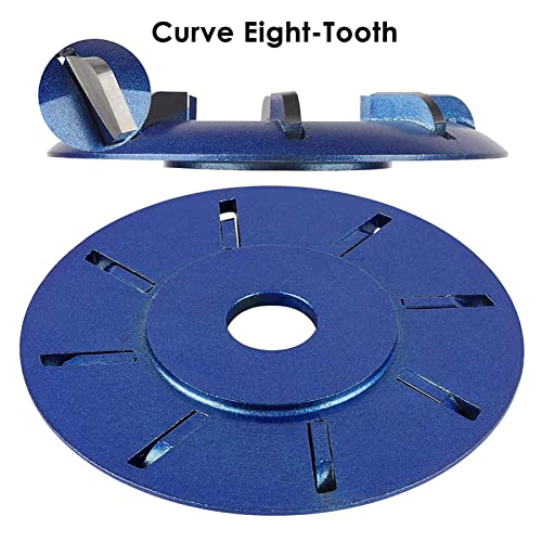 Arinda Goat Hoof Trimmers Tool - Professional Electric Hoof Trimming Disc, Metal Wood Carving Tools for Angle Grinder Attchments, Horses Cow Foot Repair (Blue 8 Teeth) - color: Blue 8 Teeth