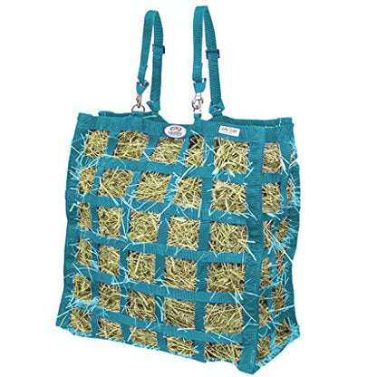 Derby Originals Easy Feeder Patented Four Sided Slow Feed Horse Hay Bag with Exclusive Super Tough Bottom