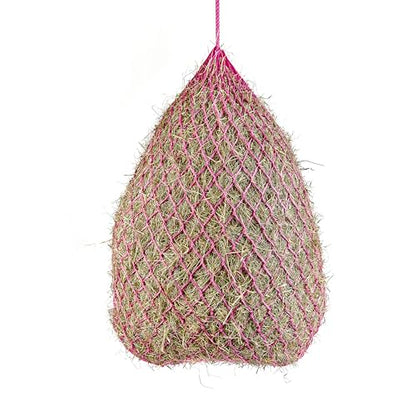 Shires 50" Premium Poly Cord 2" Hole Hay Net,Pink - color: Pink