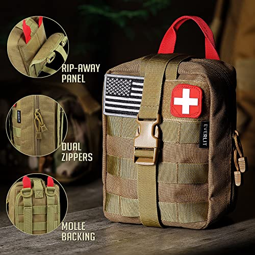 EVERLIT 250 Pcs Survival First Aid Kit - color: Camo