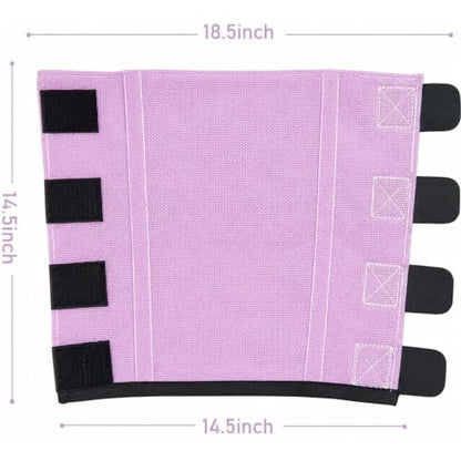Jexine 8 Pcs Mesh Fly Boots for Horse - color: Light Purple