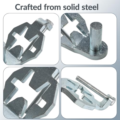 T-Post Gate Hinge Kit, 1-5/8″Chain Link Fence Gate Post Hinge Pins