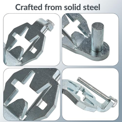 T-Post Gate Hinge Kit, 1-5/8″Chain Link Fence Gate Post Hinge Pins