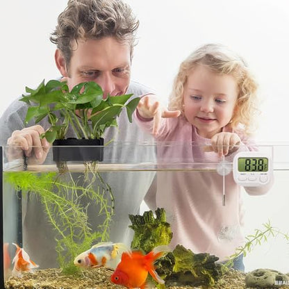 Digital Aquarium Water Thermometer,HD LCD Screen Fish Tank Thermometer