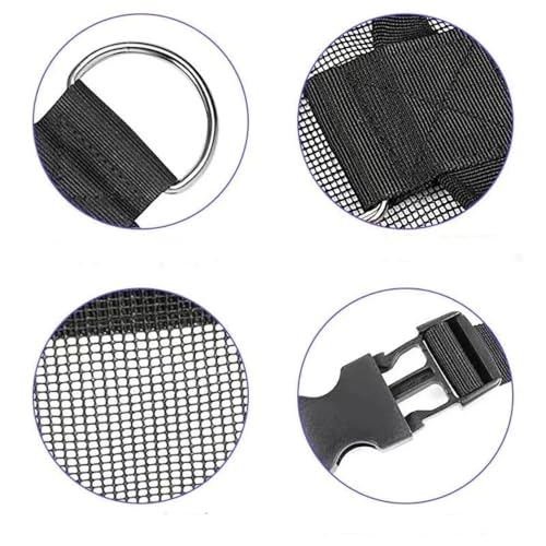 Calf Sling for Weighing Calf Sling for Weighing Little Animals Adjustable Livestock Harness Sling for Lambs Goats(Black)