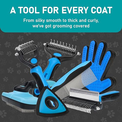 Maxpower Planet Dog Brush for Shedding, Dematting Grooming Tool, Large - color: B1 - Rake, Gloves & Comb, size: Large