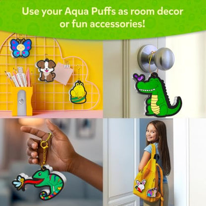 Skillmatics Aqua Puffs Animals, Art & Craft, Paint by Number, Gift for Kids - color: Animals