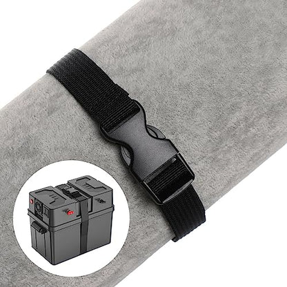 39 Inch Battery Hold Down Strap with Adjustable Buckle,Universal Car Battery Tie Down Strap for Battery Boxes Marine,RV Battery Box,Cargo,Tie Down Strap Battery Straps