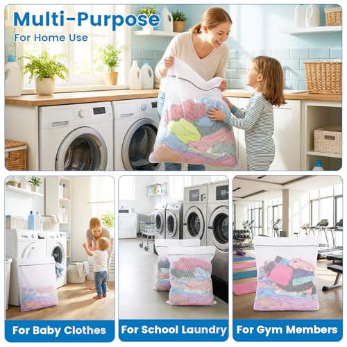 Dntorx 2 Pack XXX-Large Mesh Laundry Bags for Delicates, 35 x 43 Inches - size: 2 XXX-Large