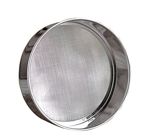 LOVEDAY 6 Inch Stainless Steel Round Flour Sieve with 40 Mesh (18/8 Steel) - color: 40 mesh