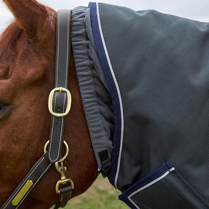WeatherBeeta ComFiTec Ultra Turnout Detach-A-Neck 360g, Navy, 72" - color: Navy, size: 72"