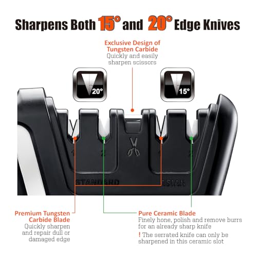 SHARPAL 104N 5-in-1 Professional Knife & Scissors Sharpener