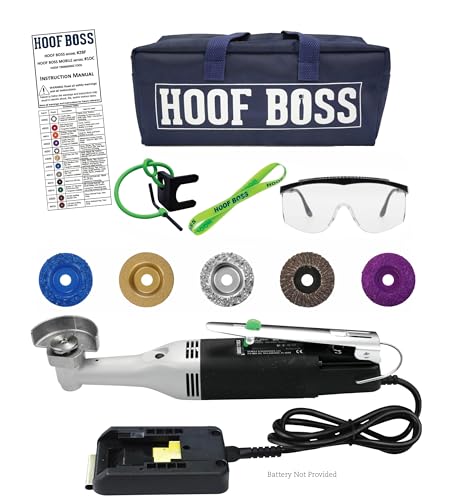 Hoof Boss Goat Hoof Trimmers, Complete Mobile Set, 20V Battery Not Included