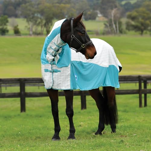Kool Coat Cotton Airstream II Detach-A-Neck White/Mint 81 - size: 81