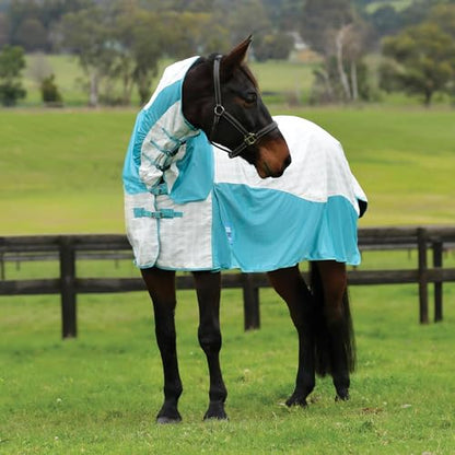 Kool Coat Cotton Airstream II Detach-A-Neck White/Mint 81 - size: 81