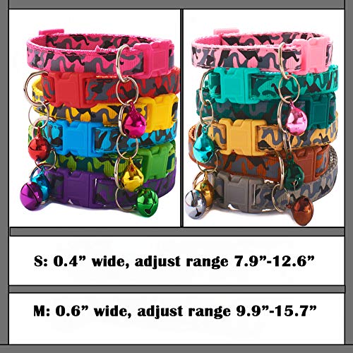 Love Dream Puppy ID Collars for Litter-12pcs Soft Nylon Whelping Collar Set - color: Camo, size: Medium(9.8 Inch -15.7 Inch )