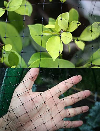 Feitore Deer Fence Netting, 7x100ft Garden Net Bird Netting,Reinforced Edge | Anti-UV Garden Fencing Kit for Plants Fruit Tree Vegetable Protection from Animals, 3/4" Fine Mesh, 10 Stakes & 50 Zip Ties