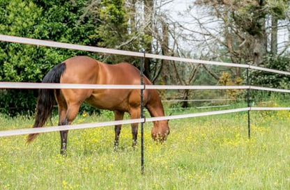 Gallagher 1/2in x 1,312ft Turbo Poly Tape | High Visibility Electric Fence for Horses & Livestock | Highly Conductive with Steel and Copper Strands