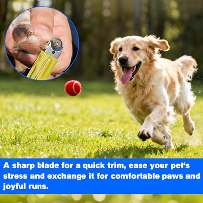 6 Pet Nail Clipper Blade Replacement Part for Resco Guillotine Trimmers | Pets Dogs Guillotine Nail Trimmer Blades -6 Pack