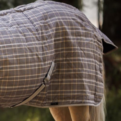 Country Pride Highland 1200D Lightweight Stable Blanket (60, Tan Plaid) - color: Tan Plaid, size: 60