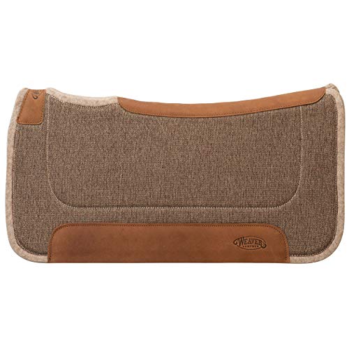 Weaver Equine Contoured Jute Wool Blend Felt Saddle Pad, 30"x30"