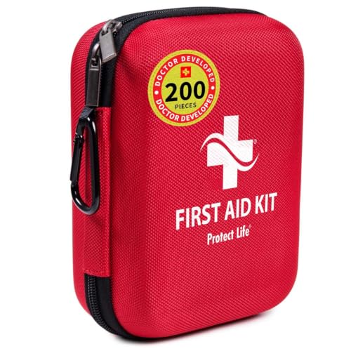 Protect Life Survival First Aid Kit for Home/Business, Camping Survival Kit - size: 200 Pieces