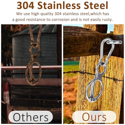 MAQUITA Horse Tie Ring, Safe Tie Horse Supplies, Humane Way Tie Ring, Magnetic Ring for Tying and Retracting, Helps Horse Pull Back and Releases Stress from The Horse