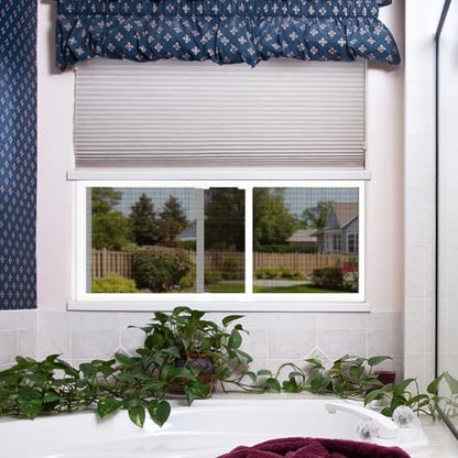 4 Pack Expandable Window Screen, 2 Way Sliding Adjustable Window Screen, Horizontal (10" H x 25" - 45" W), Horizontal and Vertical Adjustable, Durable Replacement Screen for Window, Window Screen Mesh - size: 10"H x 25"-45"W