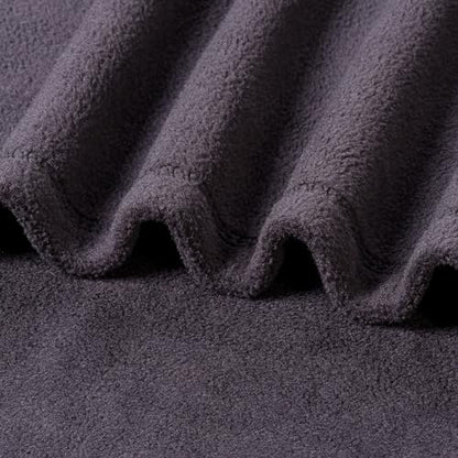 Berkshire Blanket Microfleece King Size Bed Blanket Black, Lightweight Soft Breathable Plush Micro Fleece Blanket for Bed Couch Sofa, 90x108 Inches - color: Black, size: King/Cal King