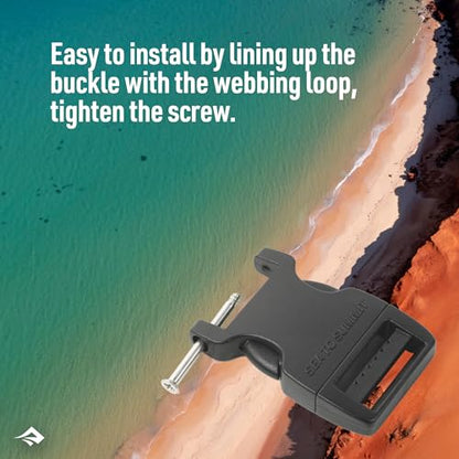Sea to Summit Field Repair Buckle, Side Release 1 Pin, 3pk, 20mm / 3/4in - style: 20mm / 3/4in