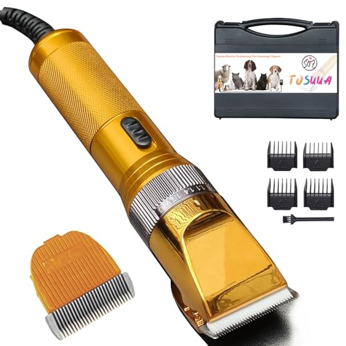 Dog Grooming Clippers,Heavy Duty Sheep Shears,36V Horses Trimmers | Professional Pet Grooming Clippers Set for Thick Coats Long Hair,Powerful Motor Fur Shears for Livestock & Cats