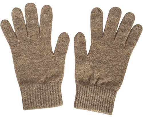 whitepeak Genuine Merino Wool and Possumdown Blended Gloves | UNISEX | Comfy, Light, and Quick-Drying - color: Natural, size: Medium