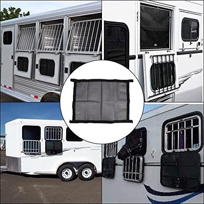 35 Inch Length x 26 Inch Height Horse Trailer Window Screen with Mesh Hole 0.04 * 0.04inch,2 Pack - style: 2 Pack