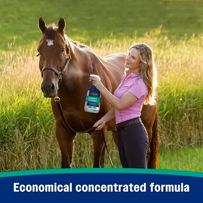 Farnam Nature’s Defense Concentrate, Botanical Fly Repellent Spray, 32 oz | Makes 5 Quarts,Water-Based,Repels horn flies, stable flies, house flies, horse flies, deer flies, mosquitoes and gnats